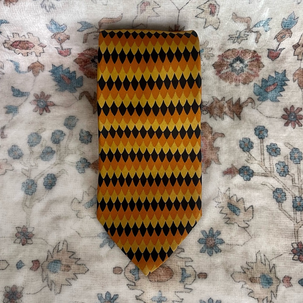 Hermes Silk Twill Tie